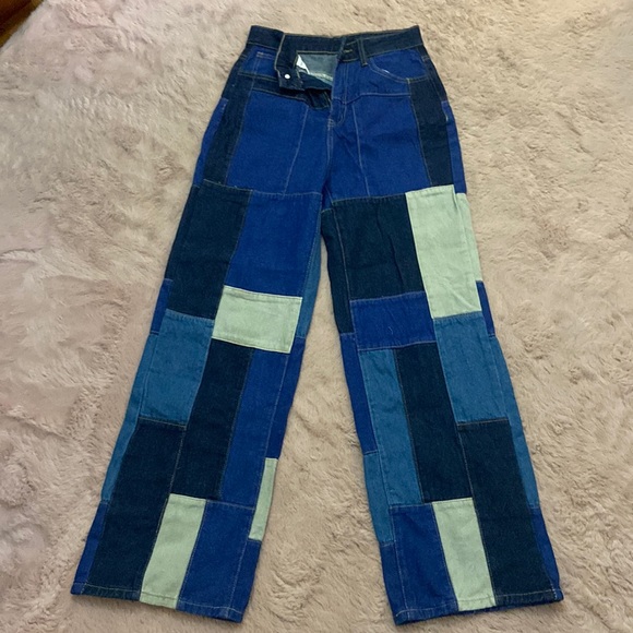 SHEIN Pants - XS Shein Patched Jeans